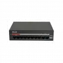 Hılook Ns-0110mp-60, 8 Port, Megabit, Poe 60w, 2 Port Megabit Uplink, Yönetilemez, Masaüstü Switch