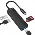 Inca Itpc-5t 5li Tip-c Hub=>usb 3.0+ 2 Usb 2.0+sd
