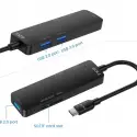 Inca Itpc-5t 5li Tip-c Hub=>usb 3.0+ 2 Usb 2.0+sd