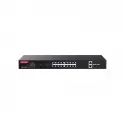 Ip-com G1120p-16-250w 16 Port Gıgabıt+2xgb Rj45/sfp Uplınk 230w Poe Rackmount Swıtch