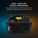 JAMES DONKEY HELIX H800 4XRBW ATX 650W GAMING KASA