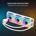 James Donkey Lugis JDC360 ARGB 360mm Beyaz Sıvı İşlemci Soğutucu AM5 ve LGA1700 Uyumlu