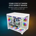 James Donkey Stark S700 650w Beyaz Gamıng Kasa