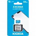 Kıoxıa 64gb Exceria, Lmex1l064gg2, Uhs-1, Cl10, 100mb/s, Microsd Kart Bellek (sd Adaptörlü)