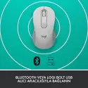 Logitech 910-006255 M650 Kablosuz Beyaz Mouse