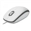 Logıtech 910-006764, M100 Beyaz, Usb Kablolu, 1000dpi, Optik, 3 Tuşlu, Mouse