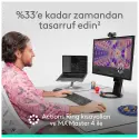Logıtech 910-007562, Mx Master 4, Siyah, Bluetooth, 8000dpi, Lazer, 8 Tuşlu, Usb-c Den Şarj Edilebilir, Mouse