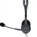 Logitech 981-000593 H111 Mikrofonlu Kulaklık,siyah