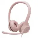 LOGITECH H390 MIKROFONLU PEMBE KULAKLIK 981-001281