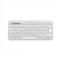 Logıtech K380s, Pebble Keys 2,  Beyaz, 920-011860, Bluetooth, Türkçe, Q, Multimedya, Mini Klavye