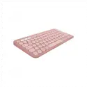Logıtech K380s, Pebble Keys 2,  Rose, 920-011861, Bluetooth, Türkçe, Q, Multimedya, Mini Klavye
