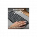 Logıtech K380s, Pebble Keys 2,  Siyah, 920-011859, Bluetooth, Türkçe, Q, Multimedya, Mini Klavye
