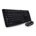 Logıtech Mk120 Tr Q Usb Kablolu Klavye Ve Mouse Set Siyah 920-002560
