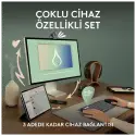 Logıtech Pebble 2 Combo, Grafit, 920-012245, Bluetooth, Türkçe, Q, Multimedya, Mini Klavye Mouse Set