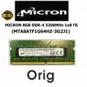 Mıcron Mta8atf1g64hz-3g2j1, 8gb, 3200mhz, Ddr4, Sodimm Notebook Ram, 1,2v, Cl22