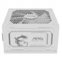 MSI MAG 1000GL PCIE5 WHITE 1000W 80+ GOLD POWER