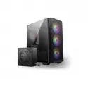 Msı Mag Forge M100a D60 Akrilik Yan Panel 3x120mm 1x120mm Argb Fan 600w 80+ Psu Matx Gamıng Kasa