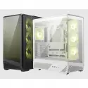 Msı Mag Pano 130r Pz Temperli Cam 3x120mm Reverse Argb 1x120mm Argb Fan Atx Panoramik Gaming Bilgisayar Kasası