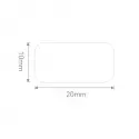 Nıımbot Pl20 Etiket 20mm X 10mm (tek Kolonda 1li) 465 Adet Beyaz (m2)