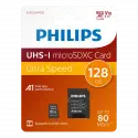 Phılıps 128gb Mıcro Sdxc 80 Mb/s C10 Fm12mp45b/00