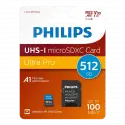 Phııps 512gb Mıcro Sdxc 100 Mb/s C10 Fm51mp65b/00