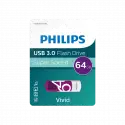 Phılıps Fm64fd00b, 64gb, Usb 3.0, Vivid, Mor, Flash Disk