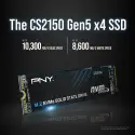 Pny Cs2150 2tb  10200/8500 Nvme Pcıe Gen5x4 M.2 Ssd (m280cs2150-2tb-tb)
