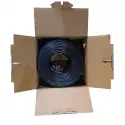Powergate Cat6-out-copper, Outdoor (dış Mekan), Polietilen, 23awg 0.57mm, Utp, Cat6, %100 Bakır Kablo, 305m, Siyah