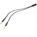 Qport Q-a12  3.5 Aux Splitter Kulaklık Ve Microfo