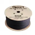 Qport Q-cato7 500m Cat7 Lsoh S/ftp Full Bakır 23awg Siyah Halogen Free Kablo