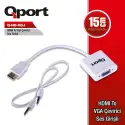 Qport Q-hd-vgj Hvj Hdmı To Vga Çevirici