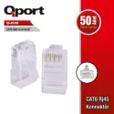 Qport Q-j650 Cat6 Rj-45 50lik Konnektör