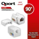 Qport Q-j90k Cat6 90 Derece Keystone Jack