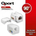 Qport Q-j90k  Cat6 90° Keystone Jack