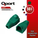 Qport Q-p5y 50 Li Yeşil Rj45 Kılıfı