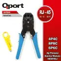 Qport Q-pen5 Rj45/rj11/rj12 Sıkma Pensesi + Kablo Sıyırıcı