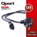 Qport Q-powy1.5 1.5 Metre Pc Power Kablosu