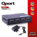 Qport (Q-spl4) Full Hd 1 Gırıs 4cıkıs Hdmı Splıtte