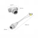 Qport Q-splpoe1 Poe Splıtter 2ın1 Ag Konnektoru +