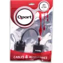 Qport Q-vdv2 16cm Dvı(24+1)=>vga (d)aktif Çevirici