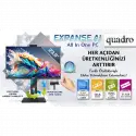 Quadro Expanse Aı B424 14165, İ5-14400, 23,8 Fhd Ekran, 16gb Ram, 512gb Ssd, Pivot, Paylaşımlı Vga, Free Dos All In One Pc