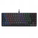 Rampage Granıte Siyah/gri Red Switch Klavye