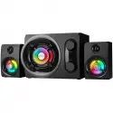 Rampage Rms-g8,antares, 25w, 2+1, Masaüstü, Fm/bt/sd/usb, Rainbow Aydınlatma, Siyah Kasa, Speaker