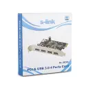 S-link Sl-3ex6 4 Port Usb3.0 Pcı Express Kart