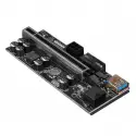 S-link Sl-xe20 Pcı-e1x=>sata 6p Bitcoin 10s Riser