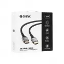 S-lınk Slx-hd4k15, 4k Uhd, Hdmı V2.0, 15mt. 30hz. Metal Uçlu, Kablo