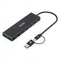 S-lınk Sw-u317, Usb3.0 Type-c To , 7xusb 3.0, Metal, Usb Hub