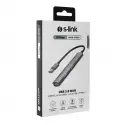 S-lınk Sw-u322, Usb3.0 To 2xusb 2.0, 1xusb 3.0, 1xtype-c, Metal, Usb Hub