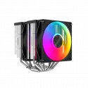 Sama A60l, Black, 2x120mm Argb Fan, Kule Tipi Hava Soğutma, 6 Adet Gelişmiş Nikel Kaplı Bakır Isı Borusu, Cpu Fan (amd Ve Intel Tüm İşlemciler İle Uyumlu)