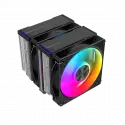 Sama A60l, Black, 2x120mm Argb Fan, Kule Tipi Hava Soğutma, 6 Adet Gelişmiş Nikel Kaplı Bakır Isı Borusu, Cpu Fan (amd Ve Intel Tüm İşlemciler İle Uyumlu)